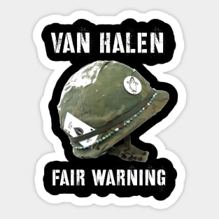 Fair Warning Sticker